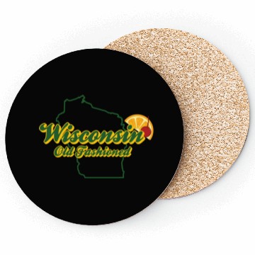 Discover Wisconsin Old Fashioned Green Bay Coasters