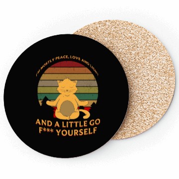 Discover Peace Love And Light Coasters