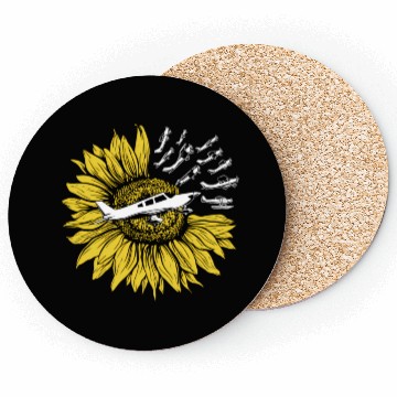 Discover Sunflower Airplane Taildragger Seaplane Biplane Av Coasters
