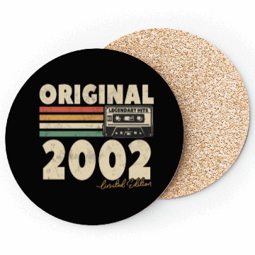 Discover Original 2002 Birthday Gift Coasters