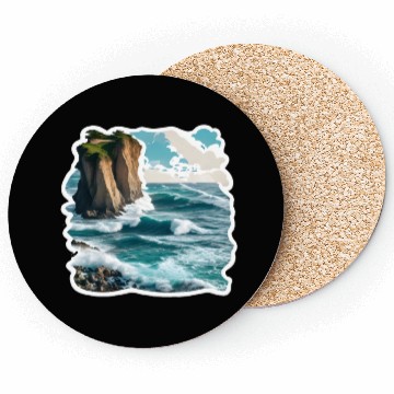Discover A Dramatic Coastal Scene Coasters