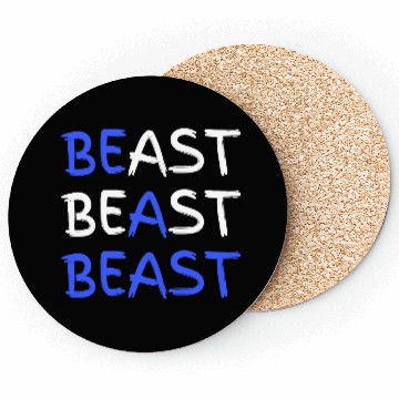 Discover Be A Beast Fitness Workout Gym Coasters