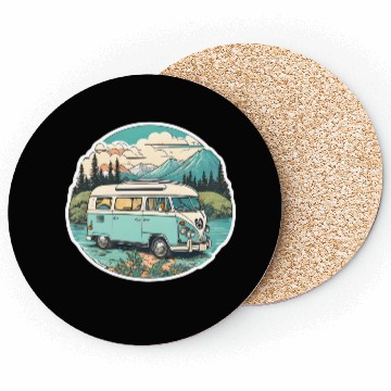Discover Classic Camper Van Coasters