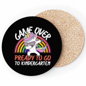 Discover Game over ready to go to kindergarten Coasters