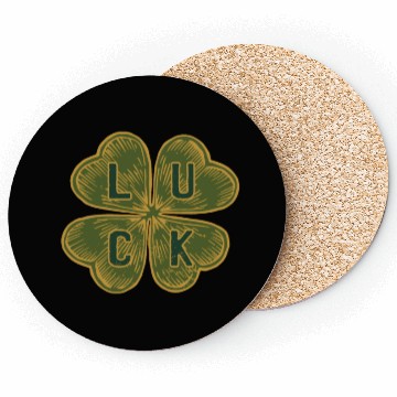Discover St. Patrick's Day Clover Luck Coasters