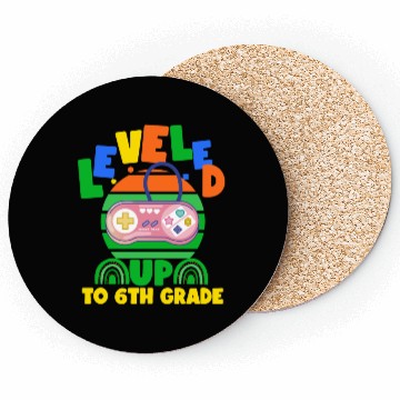 Discover Level up to 6th grade, back to school Coasters