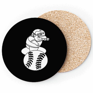 Discover Kawaii Chibi Baseball Pitcher Coasters