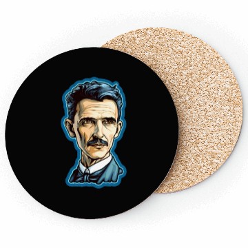 Discover Nikola Tesla Physics Nerd Geek Coasters