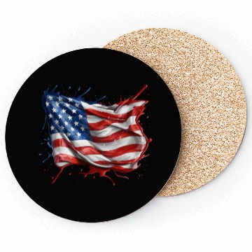 Discover American Flag Coasters