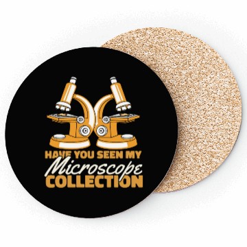 Discover Biology Biologist Microscope Coasters