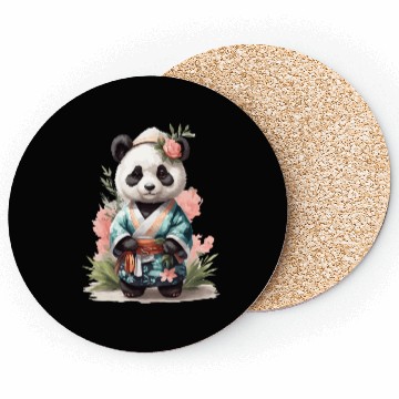 Discover Kawaii Baby Panda Japanese Style Coasters
