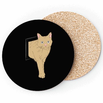 Discover Yellow Cat Coasters