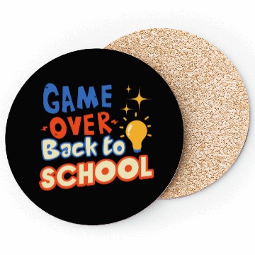 Discover Game Over Back to School Coasters