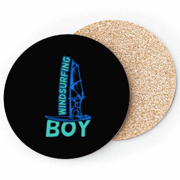 Discover Windsurfing Boy Coasters
