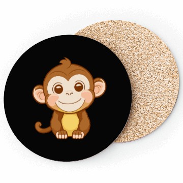 Discover Playful Baby ape Coasters