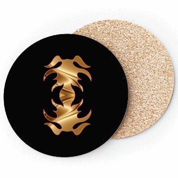 Discover golden retriever heart Coasters