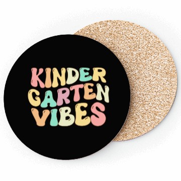 Discover Groovy Kindergarten Vibes Coasters