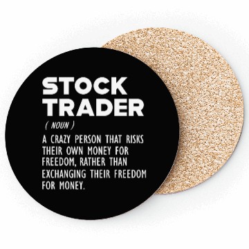 Discover Stock Trader funny definition Coasters