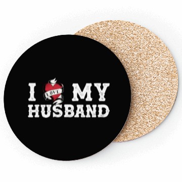 Discover Vintage I Love My Husband - I Heart My Husband Coasters