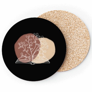 Discover book aesthetic Coasters