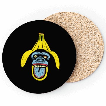 Discover Banana Monkey Coasters
