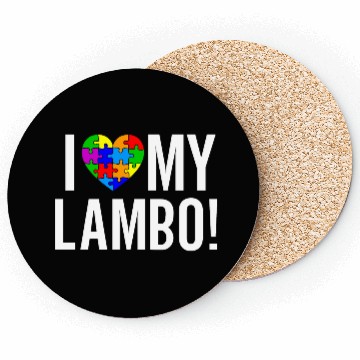 Discover I Love My Lambo! Coasters