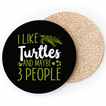 Discover Sea Turtle Tortoise I Like Turtles Coasters