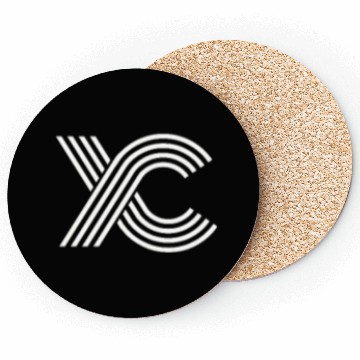 Discover Cross Country Running XC Lines Retro Retro Minimal Coasters