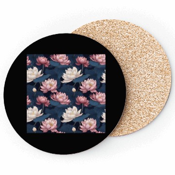 Discover Serenity Blooms: Timeless Lotus Pattern Coasters