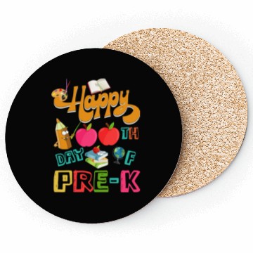 Discover 100 Days Of School Teacher Preschool Pre K Funny Coasters