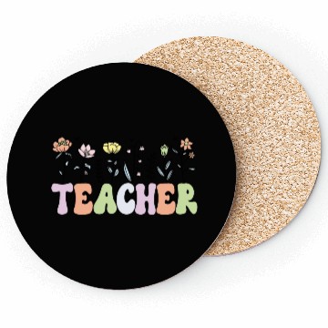 Discover Teacher Wildflower Coasters