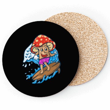 Discover MUSHROOM SURF Coasters