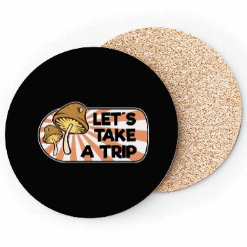 Discover Magic Mushrooms Trip Lsd Hippie Psychedelic Coasters
