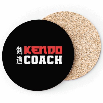 Discover Kendo Coach Martial Arts Coach Gift Coasters