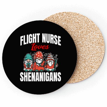 Discover Flight Nurse St. Patrick's Day Costume Coasters