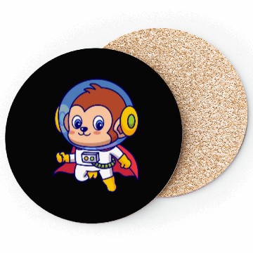 Discover Superhero Monkey Astronaut Coasters