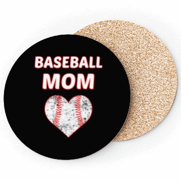 Discover Baseball Mom Baseball Player Baseball Lover Coasters