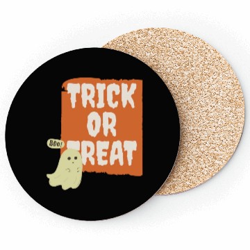 Discover Trick Or Treat Boo Ghost Coasters