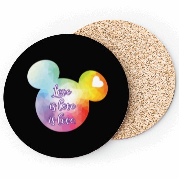 Discover Right Chest Love Is Love Coasters