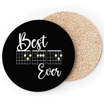 Discover Best Dad Ever Guitar Dad Coasters