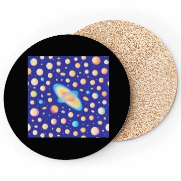 Discover Galaxy nebula art Coasters