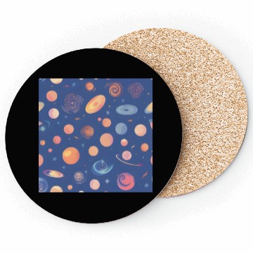 Discover Galaxy nebula art Coasters