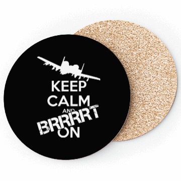 Discover Keep Calm and Brrrt On Coasters