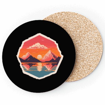 Discover Vintage Coastal Mountains Coasters