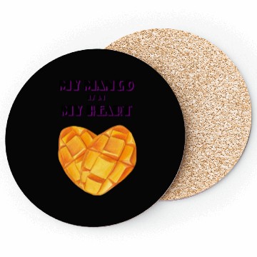 Discover My Mango is in my Heart Coasters