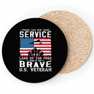 Discover US Army Veteran Land Of The Free Coasters