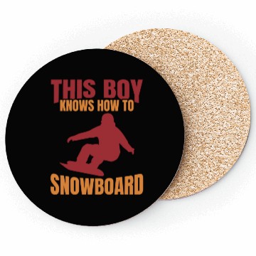 Discover This Boy Knows How To Snowboard Coasters