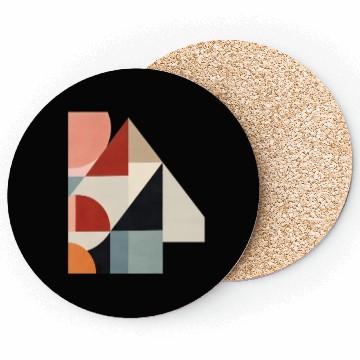 Discover Floral Modern Geometric Mid Century 11 Coasters