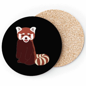 Discover Happy Red Panda Coasters