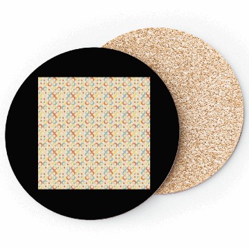 Discover Colorful Retro Circles Coasters